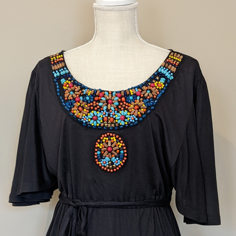 Anthropologie Mermaid Beaded Dress NWOT